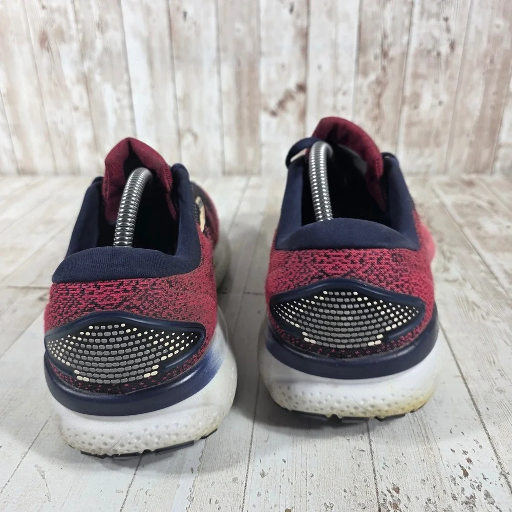 Brooks Ghost 16 Womens 10.5 Extra Wide 2E Navy Bordeaux Running Shoes